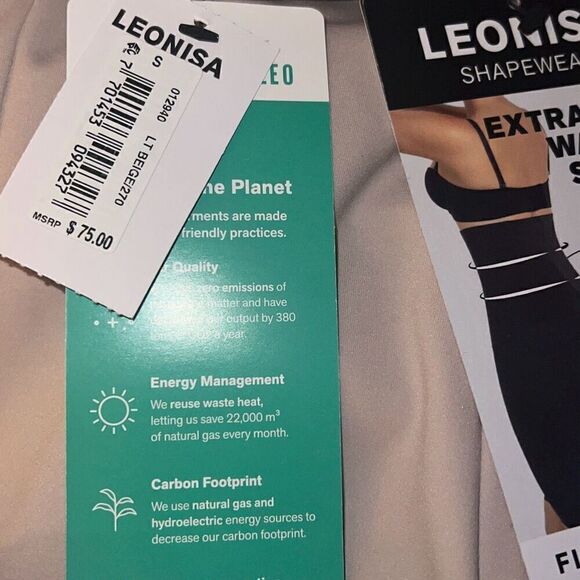 LEONISA Shapewear NWT Contour Pro Extra High Waisted Firm Shaper Short Small - Picture 6 of 7